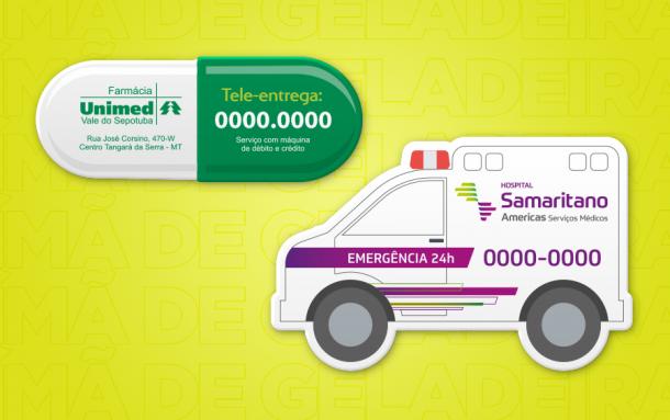  Ímãs de Geladeira Personalizado